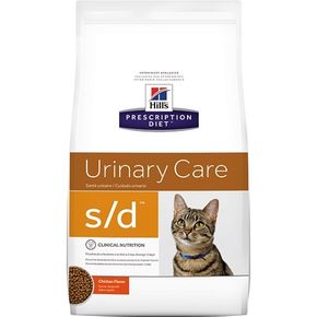 Hill's Prescription Diet s/d Urinary Care сухой корм для кошек с курицей при мочекаменной болезни