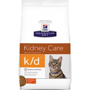 Hill's Prescription Diet k/d Kidney Care сухой корм для кошек с курицей при заболевании почек, сердца