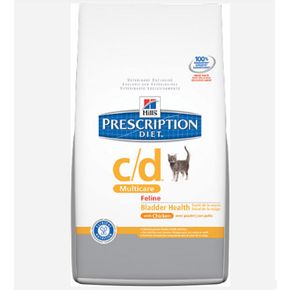 Hill's Prescription Diet c/d Multicare Urinary Care сухой корм для кошек с курицей для лечения мочевыводящих путей